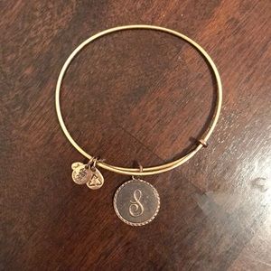 Alex and Ani initial bracelet